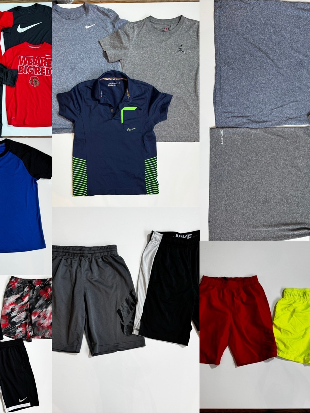 Nike Mixed Athletic Tops and Shorts -
